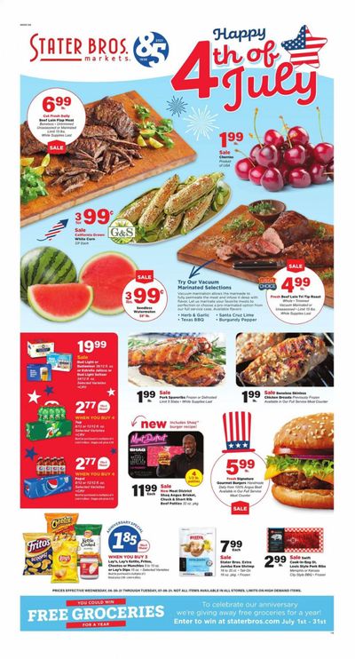 Stater Bros. (CA) Weekly Ad Flyer June 30 to July 6