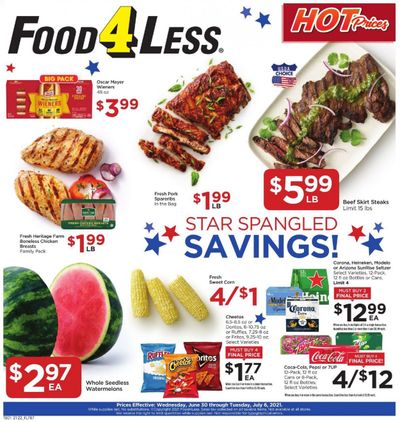 Food 4 Less (IN) Weekly Ad Flyer June 30 to July 6