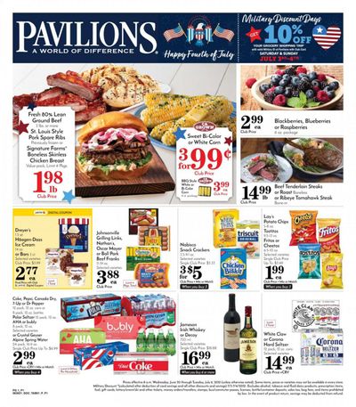 Pavilions (CA) Weekly Ad Flyer June 30 to July 6