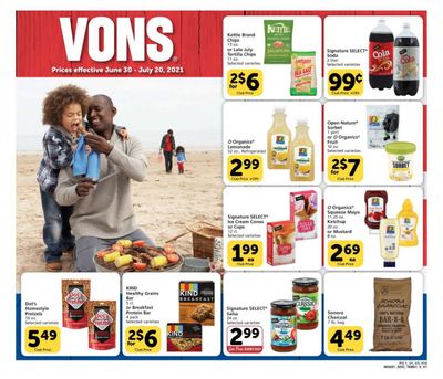 Vons (CA) Weekly Ad Flyer June 30 to July 20
