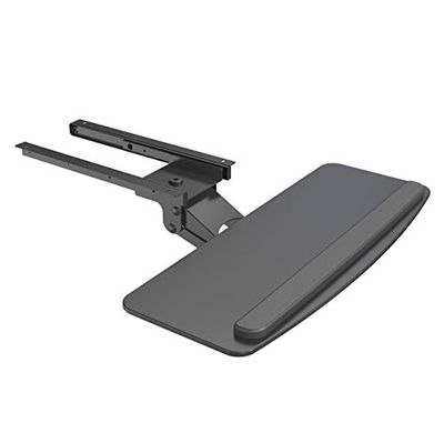 Seville Classics OFF65856 Airlift 360 Adjustable Under-the-Desk Ergonomic Sliding Keyboard and Mouse Tray, 25" x 9.8", Black $91.15 (Reg $109.48)