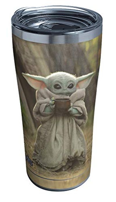 Tervis 1357925 Mandalorian - The Child Sipping Insulated Tumbler, 20oz, Stainless Steel $38.1 (Reg $47.01)