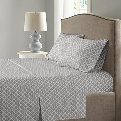Comfort Spaces Coolmax Moisture Wicking Bed Cooling Sheets for Night Sweats, Queen, Charcoal $43.64 (Reg $46.98)