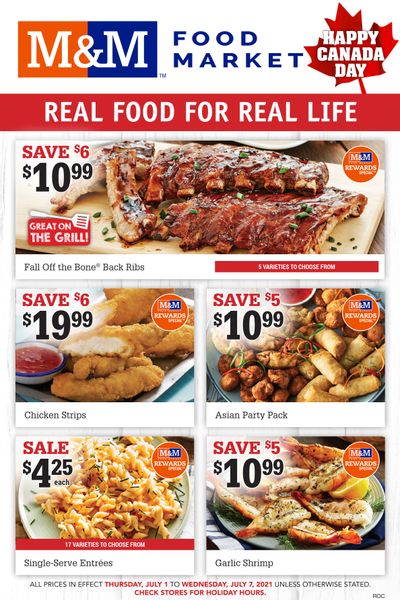 M&M Food Market (AB, BC, NWT, Yukon, NL) Flyer July 1 to 7