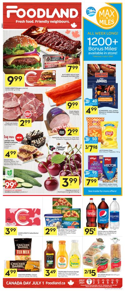 Foodland (ON) Flyer July 1 to 7