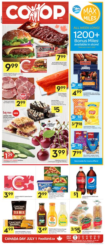 Foodland Co-op Flyer July 1 to 7