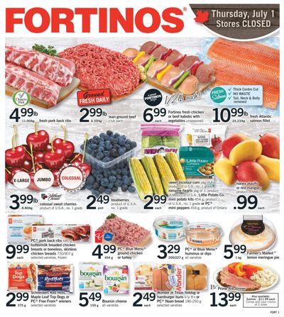 Fortinos Flyer July 1 to 7