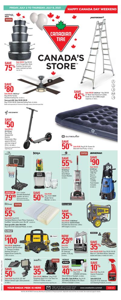 Canadian Tire (ON) Flyer July 2 to 8