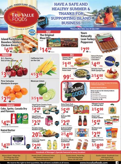 Tru Value Foods Flyer June 30 to July 6