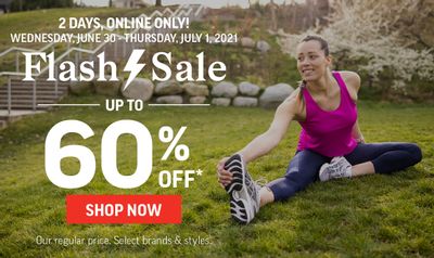 Sport Chek Canada Online Flash Sale: Save Up to 60% Off