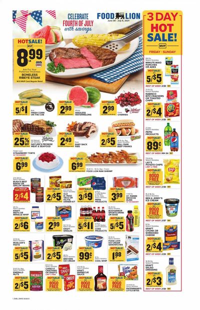 Food Lion (MD) Weekly Ad Flyer June 30 to July 6