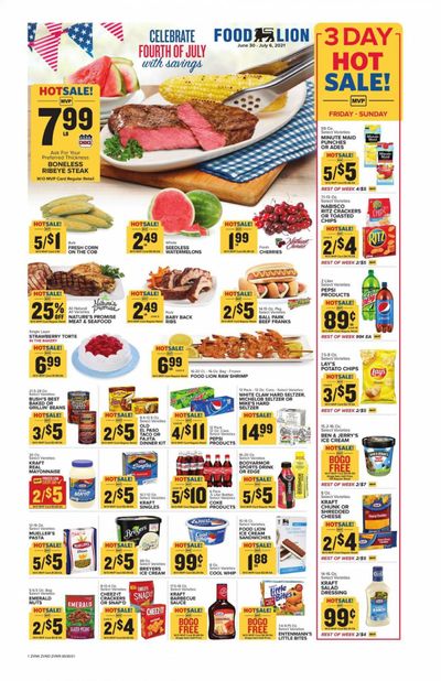 Food Lion (VA) Weekly Ad Flyer June 30 to July 6