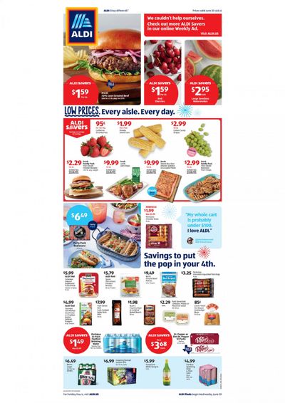 ALDI Weekly Ad Flyer June 30 to July 6