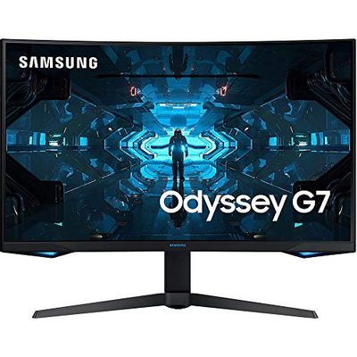 SAMSUNG 27-inch Odyssey G7 - QHD 1000R Curved Gaming Monitor 240hz,1ms, NVIDIA G-SYNC & FreeSync, QLED (LC27G75TQSNXZA) $698 (Reg $799.99)