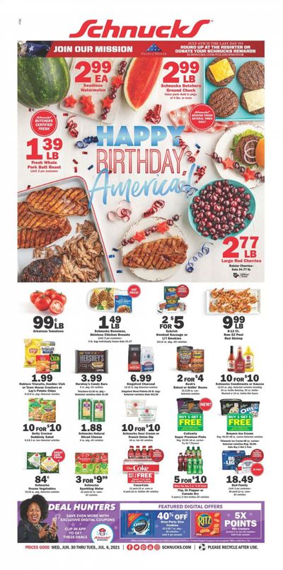 Schnucks (IA, IL, IN, MO) Weekly Ad Flyer June 30 to July 6