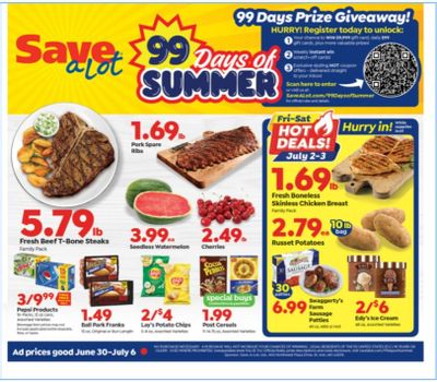 Save a Lot Weekly Ad Flyer June 30 to July 6 Save a Lot Weekly Ad Flyer June 30 to July 6