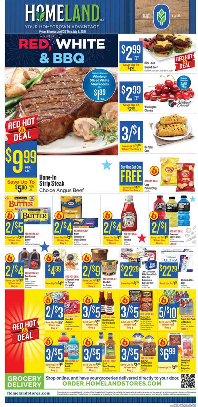 Homeland (OK, TX) Weekly Ad Flyer June 30 to July 6