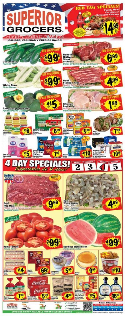 Superior Grocers (CA) Weekly Ad Flyer June 30 to July 6
