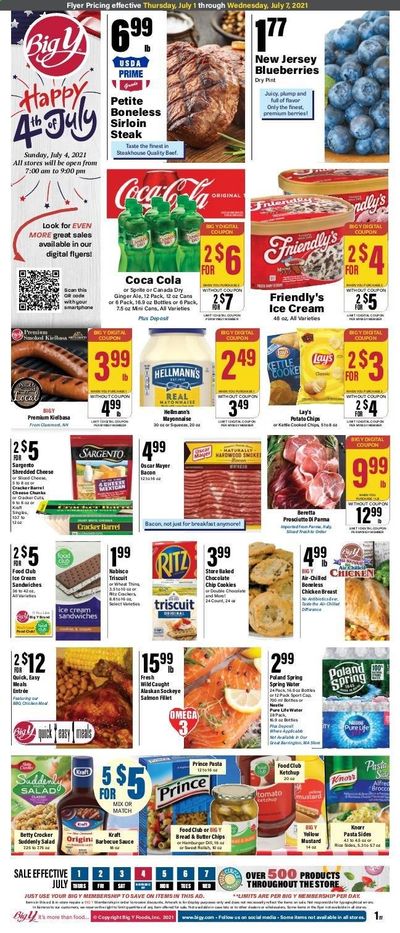 Big Y (MA) Weekly Ad Flyer July 1 to July 7