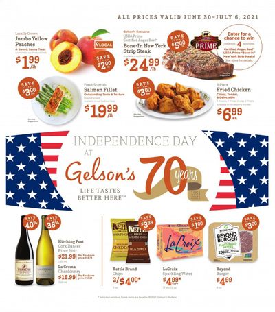 Gelson's (CA) Weekly Ad Flyer June 30 to July 6