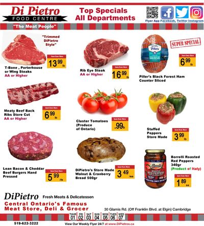 Di Pietro Food Centre Flyer July 1 to 7