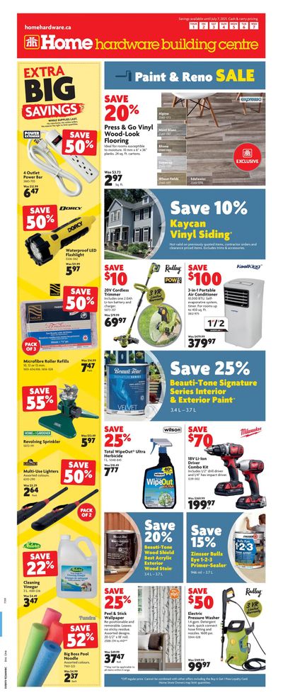 Home Hardware Building Centre (ON) Flyer July 1 to 7