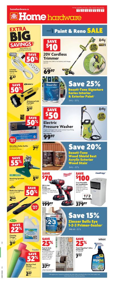 Home Hardware (ON) Flyer July 1 to 7