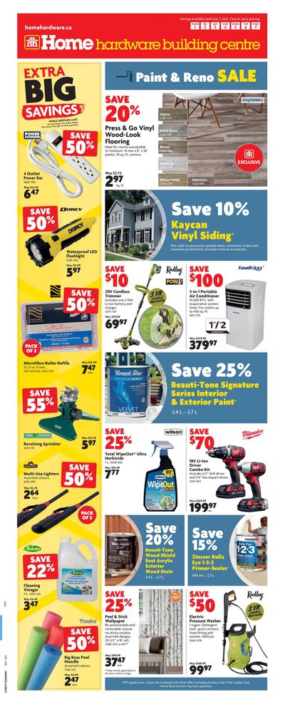 Home Hardware Building Centre (Atlantic) Flyer July 1 to 7