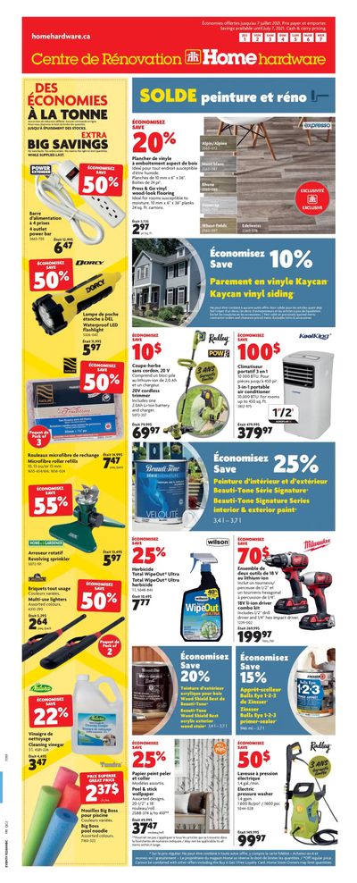 Home Hardware Building Centre (QC) Flyer July 1 to 7