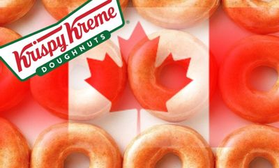 HAPPY CANADA DAY at Krispy Kreme