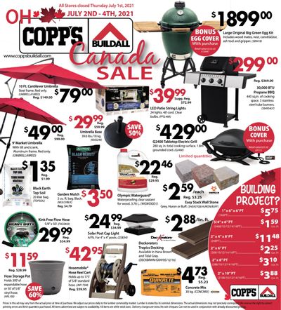 COPP's Buildall Flyer July 2 to 4