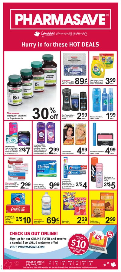 Pharmasave (ON) Flyer July 2 to 8