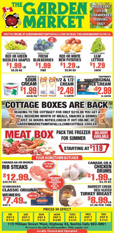 The Garden Market Flyer July 2 to 8