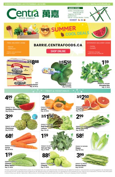 Centra Foods (Barrie) Flyer July 2 to 8