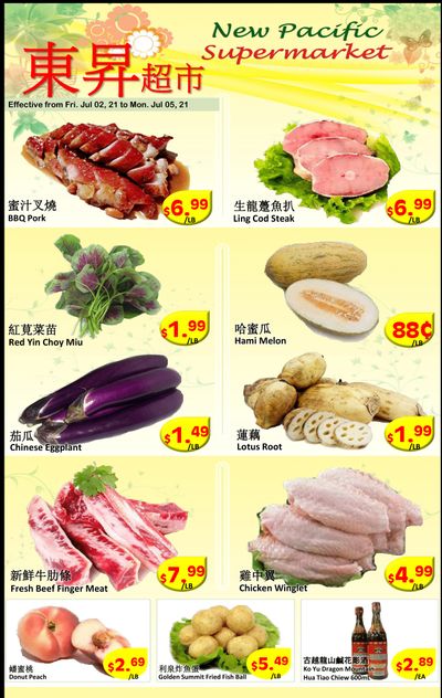 New Pacific Supermarket Flyer July 2 to 5