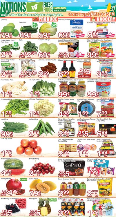 Nations Fresh Foods (Hamilton) Flyer July 2 to 8