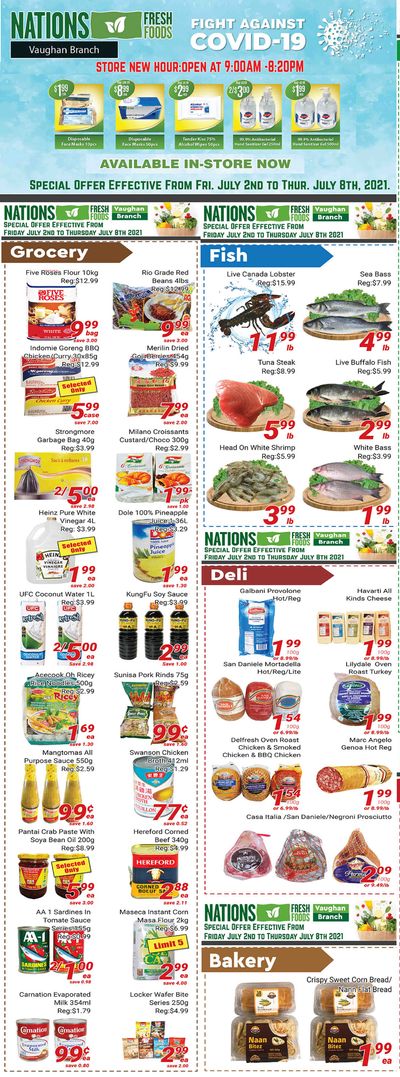 Nations Fresh Foods (Vaughan) Flyer July 2 to 8