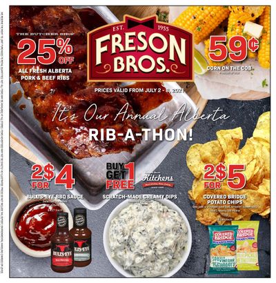 Freson Bros. Flyer July 2 to 8