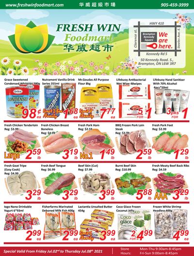 Fresh Win Foodmart Flyer July 2 to 8