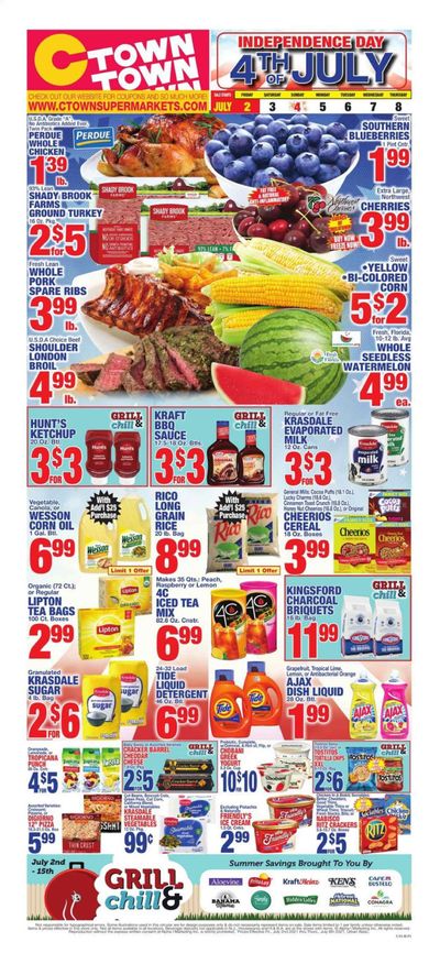 C-Town (CT, FL, MA, NJ, NY, PA) Weekly Ad Flyer July 2 to July 8