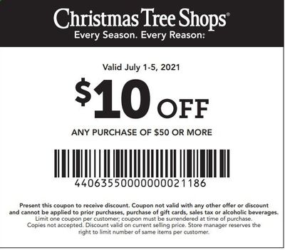 Christmas Tree Shops Weekly Ad Flyer July 1 to July 5