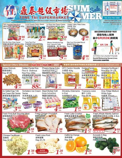 Tone Tai Supermarket Flyer July 2 to 8