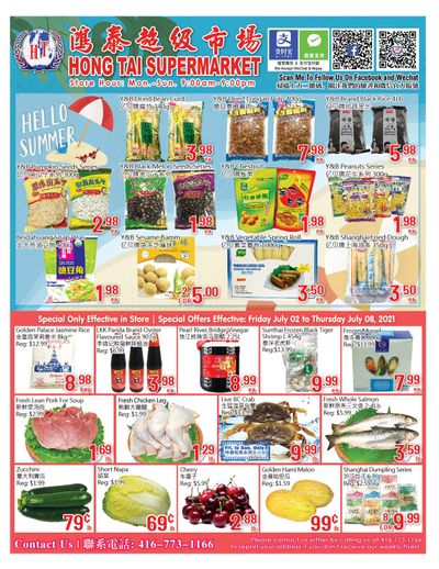 Hong Tai Supermarket Flyer July 2 to 8