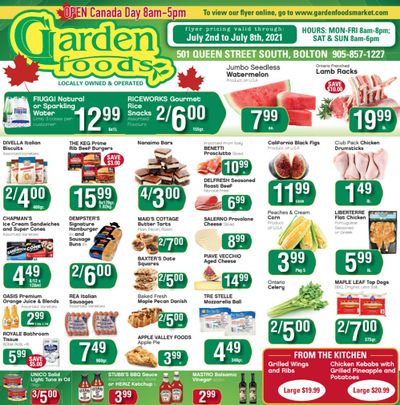 Garden Foods Flyer July 2 to 8