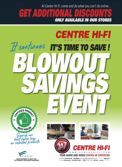 Centre Hi-Fi Flyer July 2 to 8