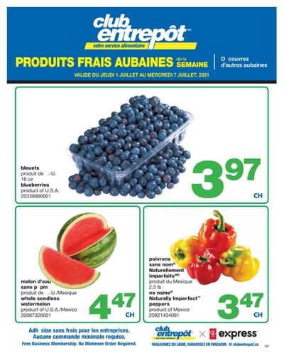 Wholesale Club (QC) Fresh Deals of the Week Flyer July 1 to 7