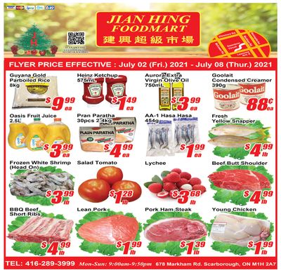 Jian Hing Foodmart (Scarborough) Flyer July 2 to 8