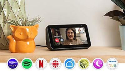 Echo Show 5 – Compact smart display with Alexa – Stay connected with video calling - Charcoal $54.99 (Reg $69.99)