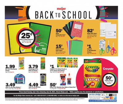 Meijer (IL, IN, KY, MI, OH, WI) Weekly Ad Flyer July 4 to July 10