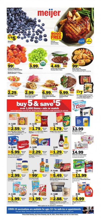 Meijer (MI) Weekly Ad Flyer July 4 to July 10 Meijer (MI) Weekly Ad Flyer July 4 to July 10
